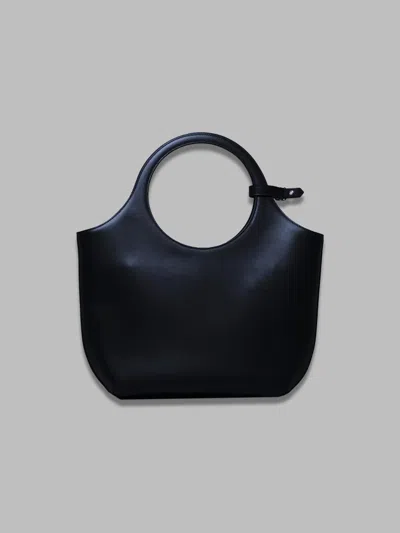 Courrèges Versatile Tote Bag Circular Handle In Black