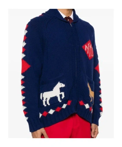 Bode Corral Cardigan - Men's - Merino In Multi