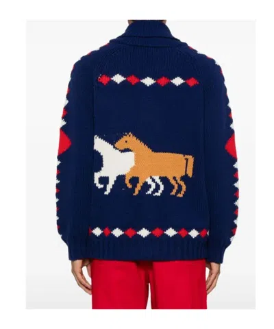 Bode Corral Cardigan - Men's - Merino In Multi