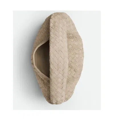 Bottega Veneta Women Hop Medium Leather Shoulder Bag In Neutral