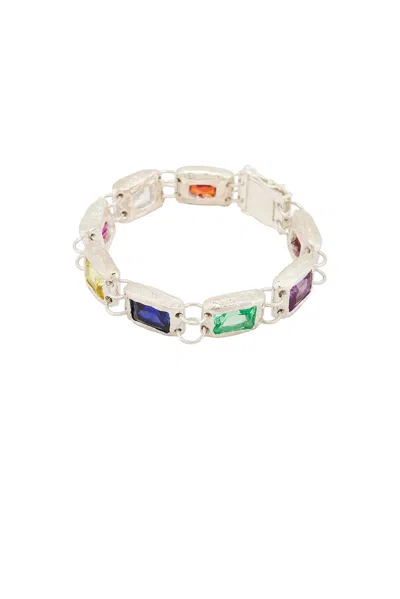 Bleue Burnham The Rose Bracelet In Silver