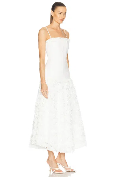 Alexis Maitland Midi Dress In White