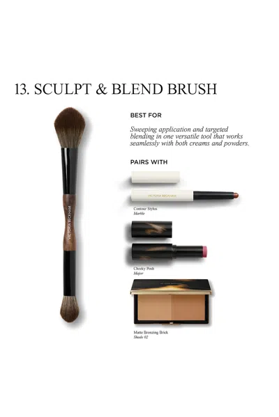 Victoria Beckham Sculpt And Blend Brush In Brown