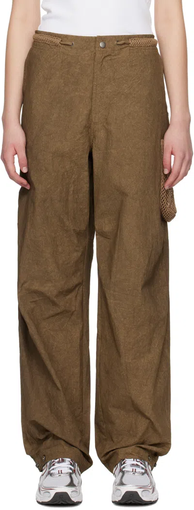 Dime Brown Trooper Trousers