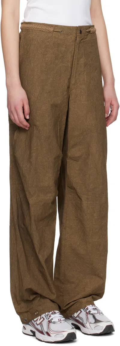 Dime Brown Trooper Trousers