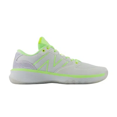 Pre-owned New Balance Hesi Low 'quartz Grey Bleached Lime Glo' In Gray