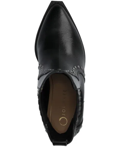 Journee Collection Journee Womens Braylee Studded Western Ankle Booties