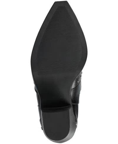 Journee Collection Journee Womens Braylee Studded Western Ankle Booties