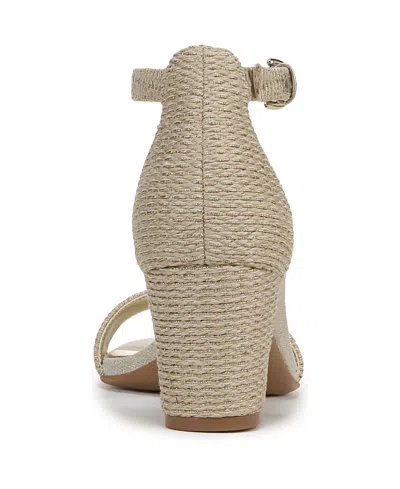 Naturalizer Vera Ankle Strap Dress Sandals In Gold