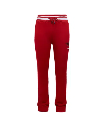 Pro Standard Men's Cardinal Arkansas Razorbacks Script Tail Fleece Sweatpants In Red
