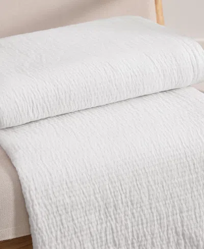 Tommy Hilfiger Solid 350gsm Cotton Blanket