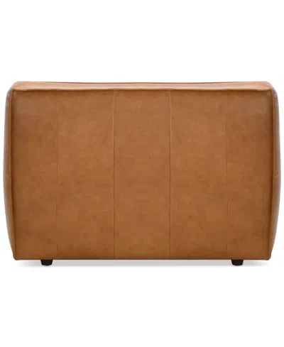 Macy's Glympton 53" Leather Arm Chair, Exclusively At