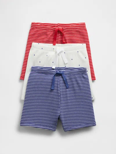 Gap Baby First Favorites Tinyrib Pull-on Shorts (3-pack)