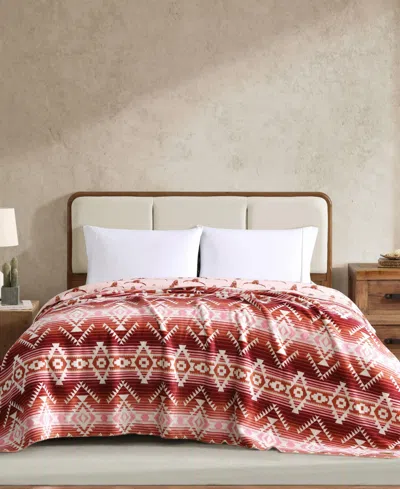 Wrangler Jericho Plush Reversible Blanket, King