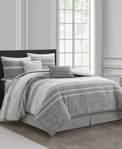 Stratford Park Cleluya Cotton Jacquard 6-pc. Comforter Set, King