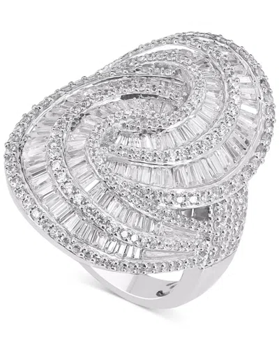 Macy's Diamond Swirl Statement Ring (2-1/2 Ct. T.w.) In 14k White Gold