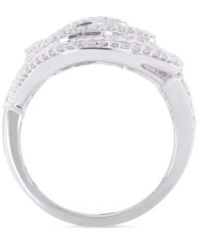 Macy's Diamond Swirl Statement Ring (2-1/2 Ct. T.w.) In 14k White Gold