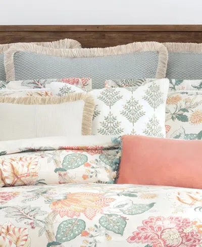 Rose Tree Komodo Embroidered Decorative Accent Pillow