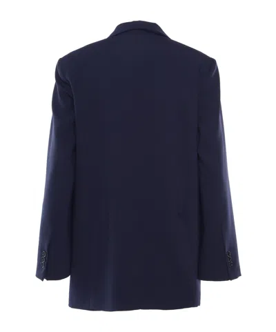 P.a.r.o.s.h . Single Breasted Tailored Blazer In Blue