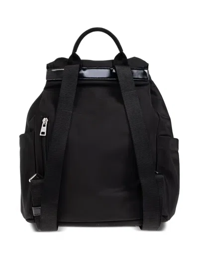 Tory Burch Functional Nylon Backpack With Multiple Pockets In Black