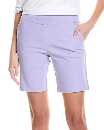 Sara Campbell Slash Pocket Short In Purple