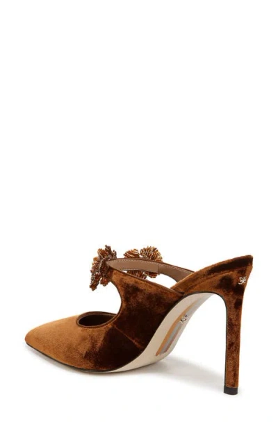 Sam Edelman Amelie Mule Pump Spiced Camel Brown
