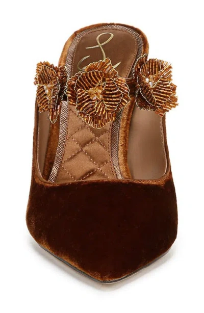 Sam Edelman Amelie Mule Pump Spiced Camel Brown
