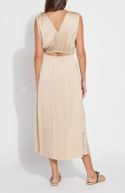 Lyssé The Packable Pleated Dress In Chablis In Neutral