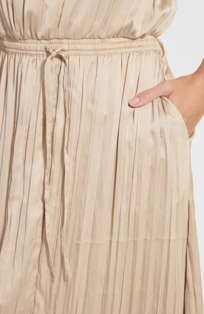 Lyssé The Packable Pleated Dress In Chablis In Neutral