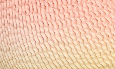 Good American Always Fits Triangle Bikini Top Peach Ring In Pink