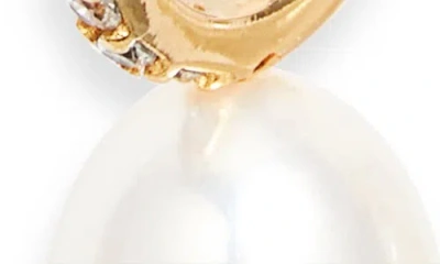 Nordstrom Set Of 3 Demi Fine Cubic Zirconia Stud & Pearl Drop Earrings