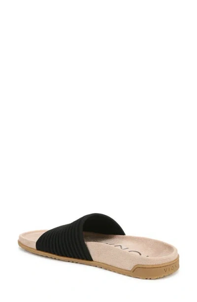 Vionic Evie Slide Sandal In Black