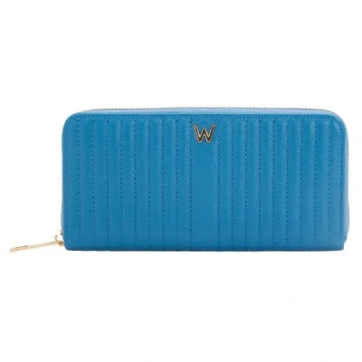 Wolf Mimi Continental Wallet In Blue
