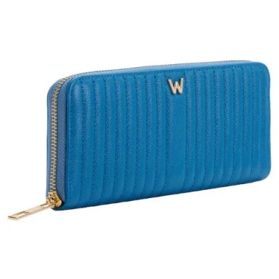 Wolf Mimi Continental Wallet In Blue