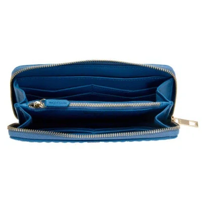 Wolf Mimi Continental Wallet In Blue