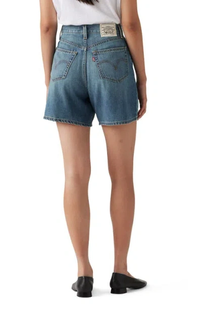 Levi's High Rise Baggy Linen+ Denim Shorts