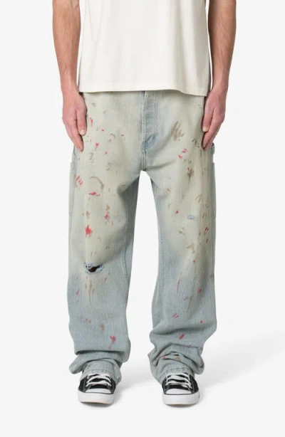 Mnml Ultra Baggy Paint Distressed Jeans