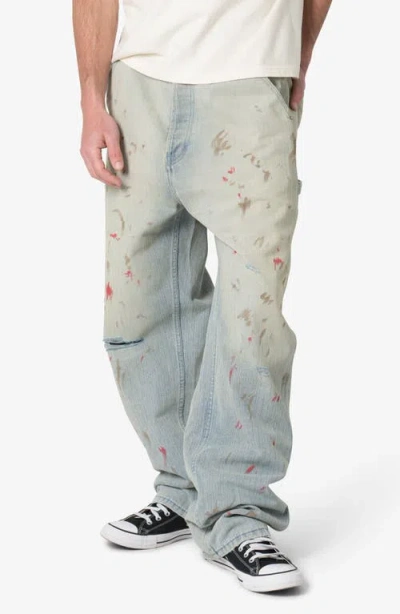 Mnml Ultra Baggy Paint Distressed Jeans