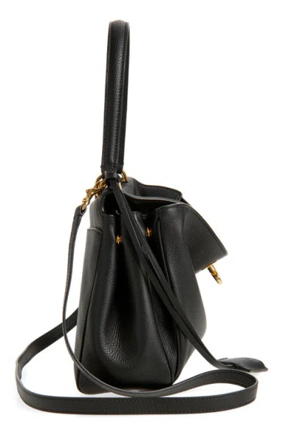 Balenciaga Small Rodeo Leather Top Handle Bag In Black