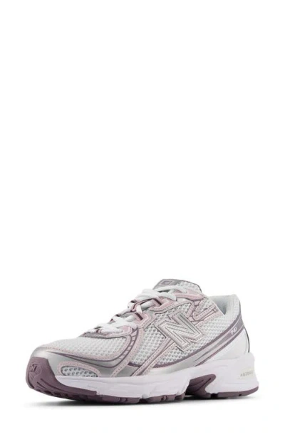 New Balance Pink Low Top Sneakers With Logo Patch On Side And Tongue And Perforated Panels In Pink