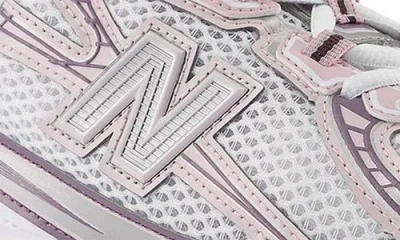 New Balance Pink Low Top Sneakers With Logo Patch On Side And Tongue And Perforated Panels In Pink