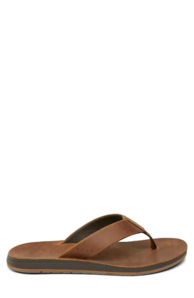 Reef Ojai Classic Cj6246 Sandals Dark Brown Toe Post Flip Flop Zogg1056 In Brown
