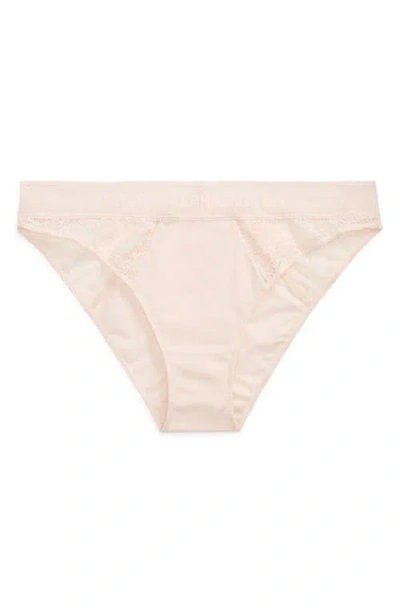Polo Ralph Lauren Logo Lace Bikini In Neutral