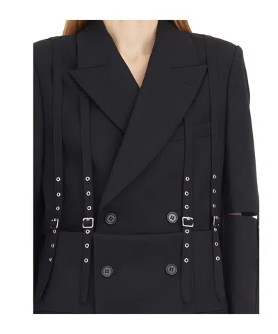 Comme Des Garçons Wool Jacket With Shoulder Splitts