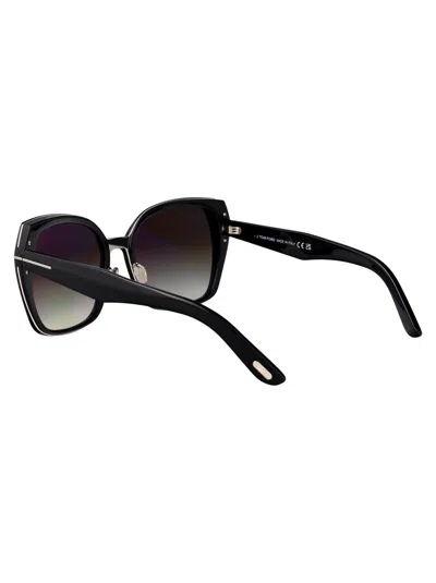 Tom Ford Plum Sunglasses In Black