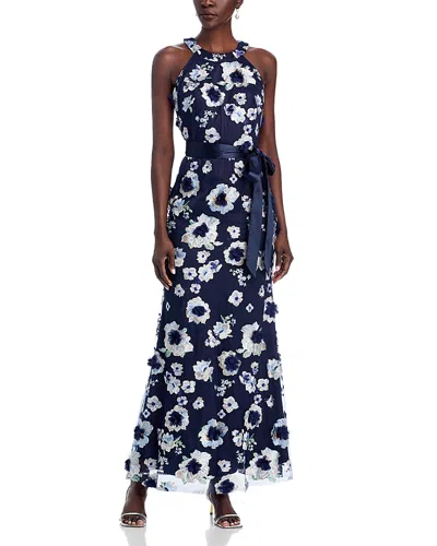 Eliza J Embroidered Maxi Dress