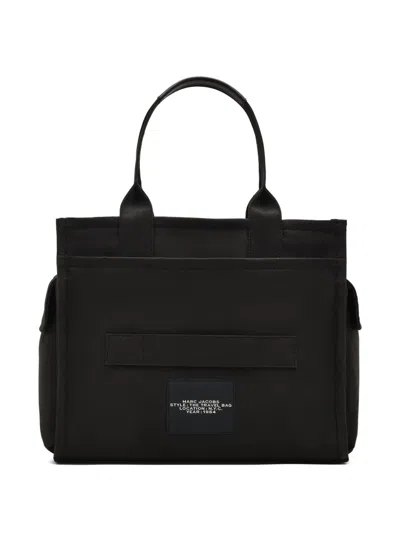 Marc Jacobs The Large Canvas Travel Tote Bag In Black