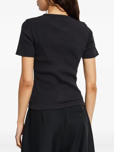 Tory Burch Ribbed Cotton T-shirt