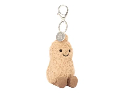 Pre-owned Jellycat Amuseables Peanut Bag Charm Apn4bc