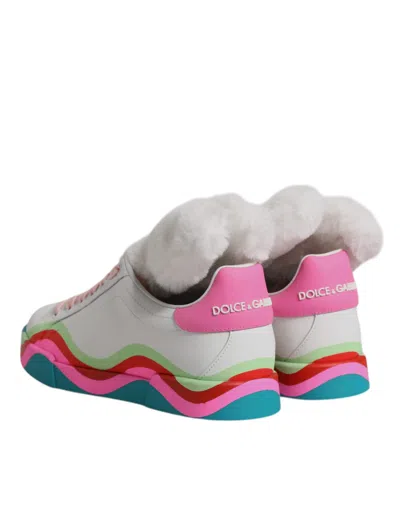 Dolce & Gabbana Multicolor Low Top Trainers Sneakers Women's Shoes